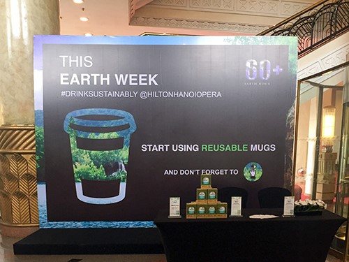    Hoạt động hưởng ứng chiến dịch Tuần lễ Trái Đất 2018 tại chuỗi khách sạn Hilton Hanoi
